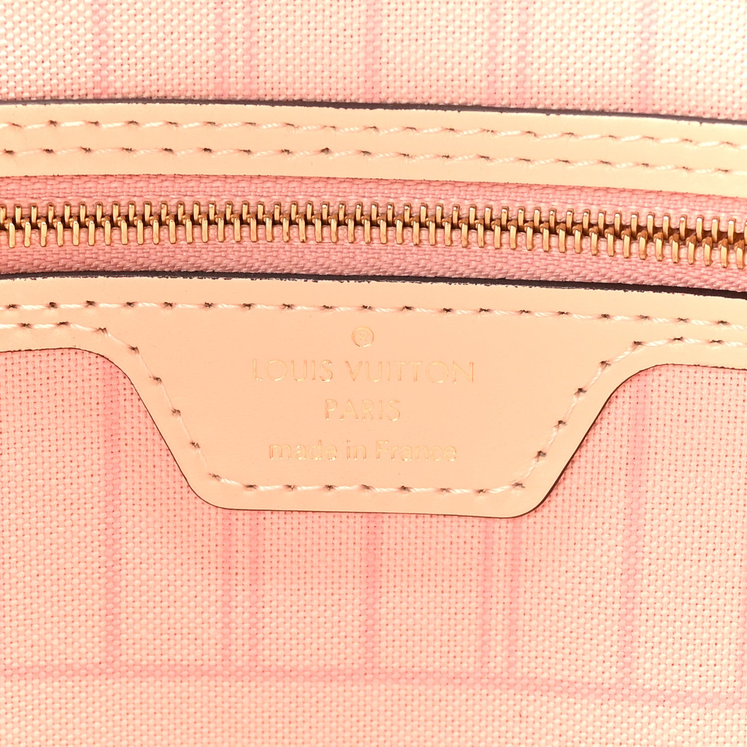 Louis Vuitton Damier Azur Braided Neverfull MM Pink 7 of 9