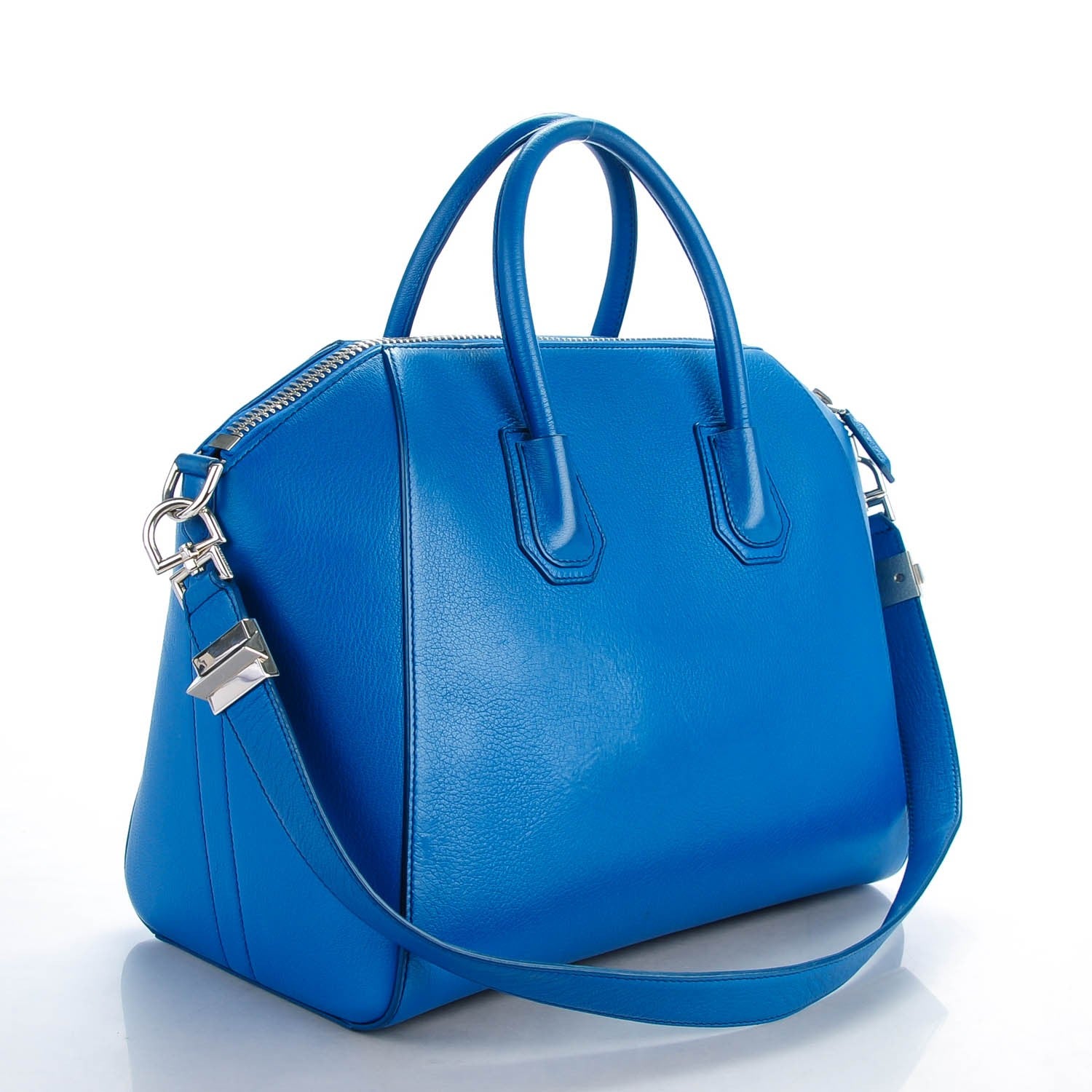 Givenchy Sugar Goatskin Medium Antigona Mineral Blue 3 of 8