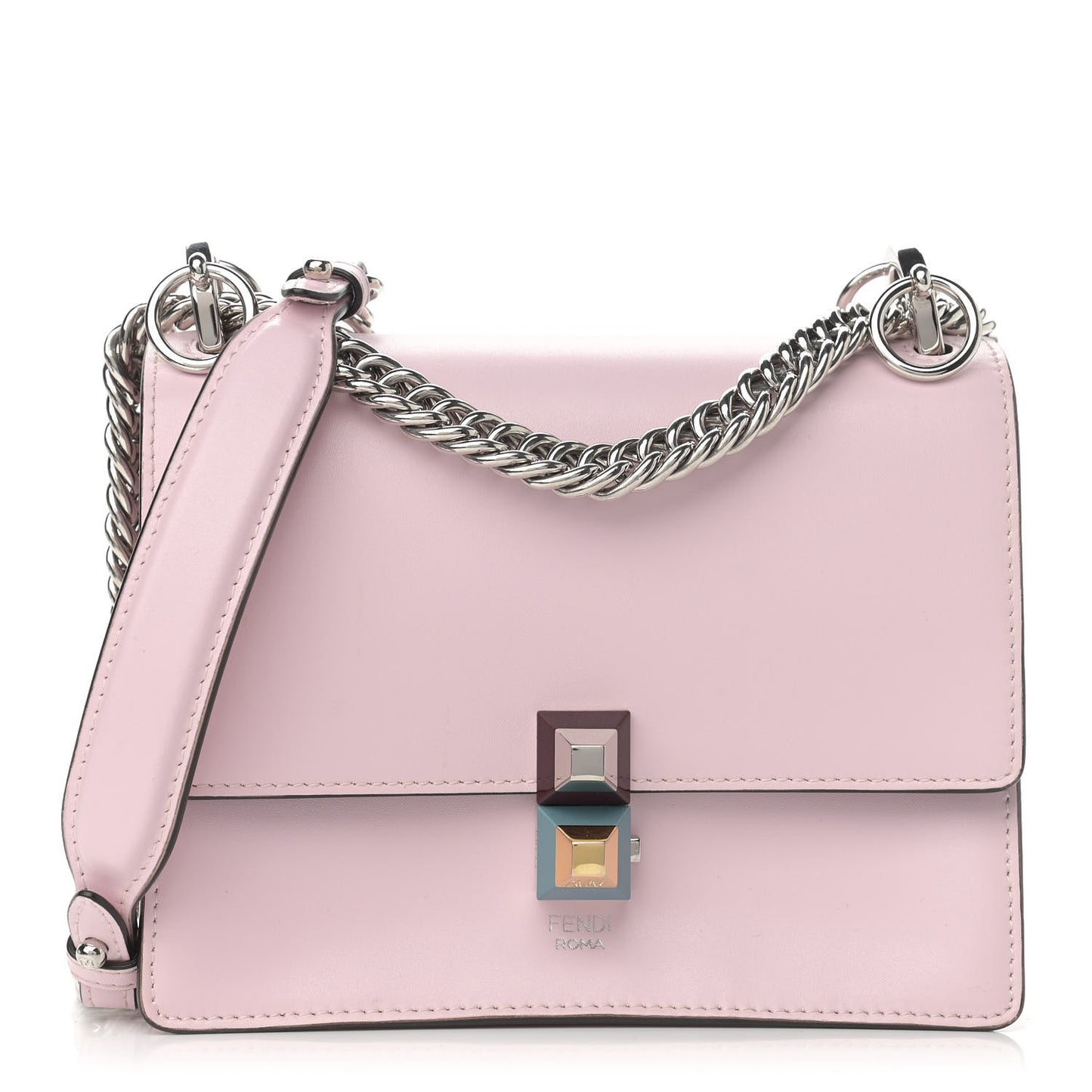 Vitello Liberty Studded Small Kan I Shoulder Bag Peonia Multicolor