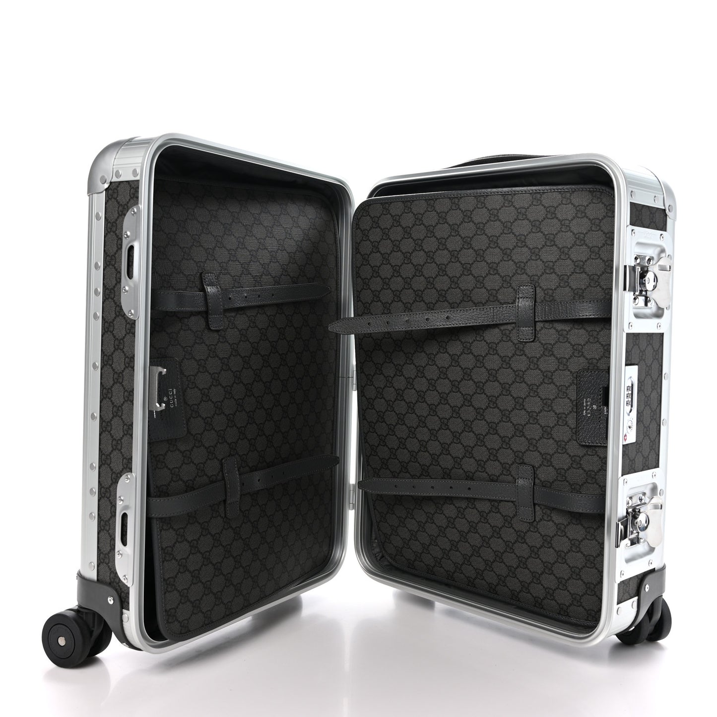 GG Supreme Monogram Porter Carry On Suitcase