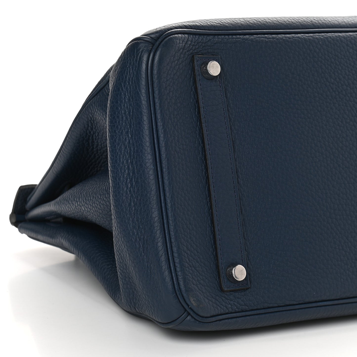 Taurillon Clemence Birkin 35 Bleu De Malte