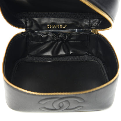 Chanel Caviar Vanity Cosmetic Case Black 7 of 17