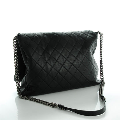 Chanel Calfskin Quilted Couture Messenger Black 3 of 7