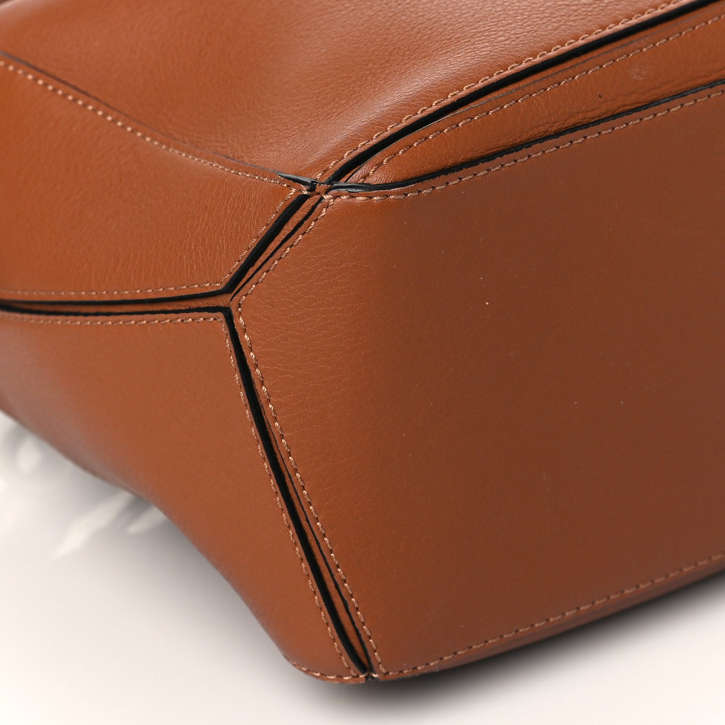 Calfskin Small Puzzle Bag Tan