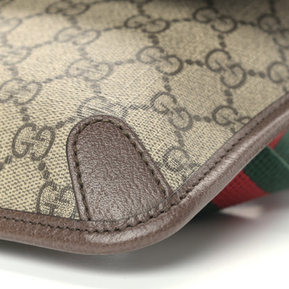 Gucci GG Supreme Monogram Neo Vintage Web Belt Bag Brown 9 of 9