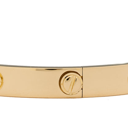 Cartier 18K Yellow Gold LOVE Bracelet 17 5 of 7