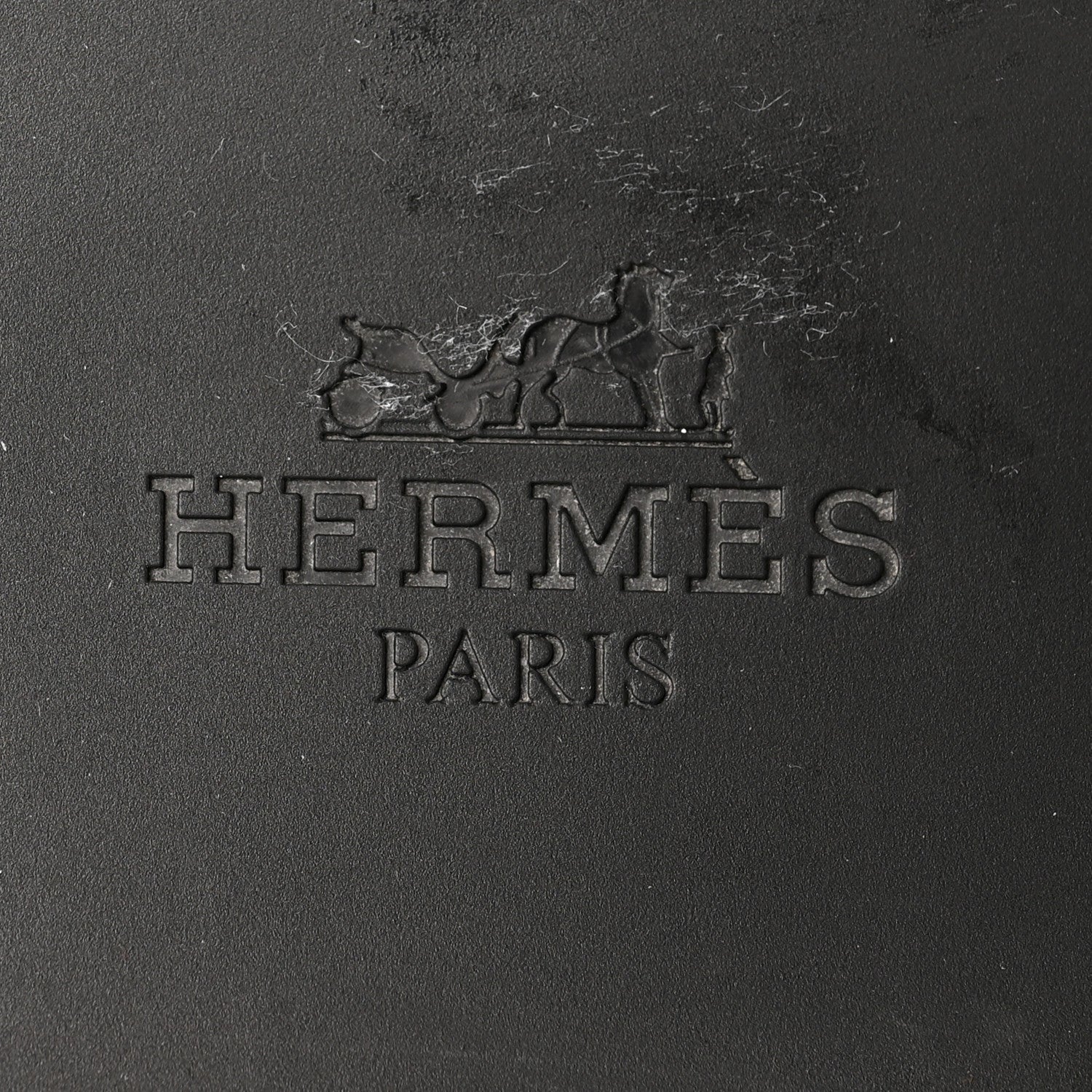 Hermes Rubber Aloha Sandals 37 Black 7 of 8