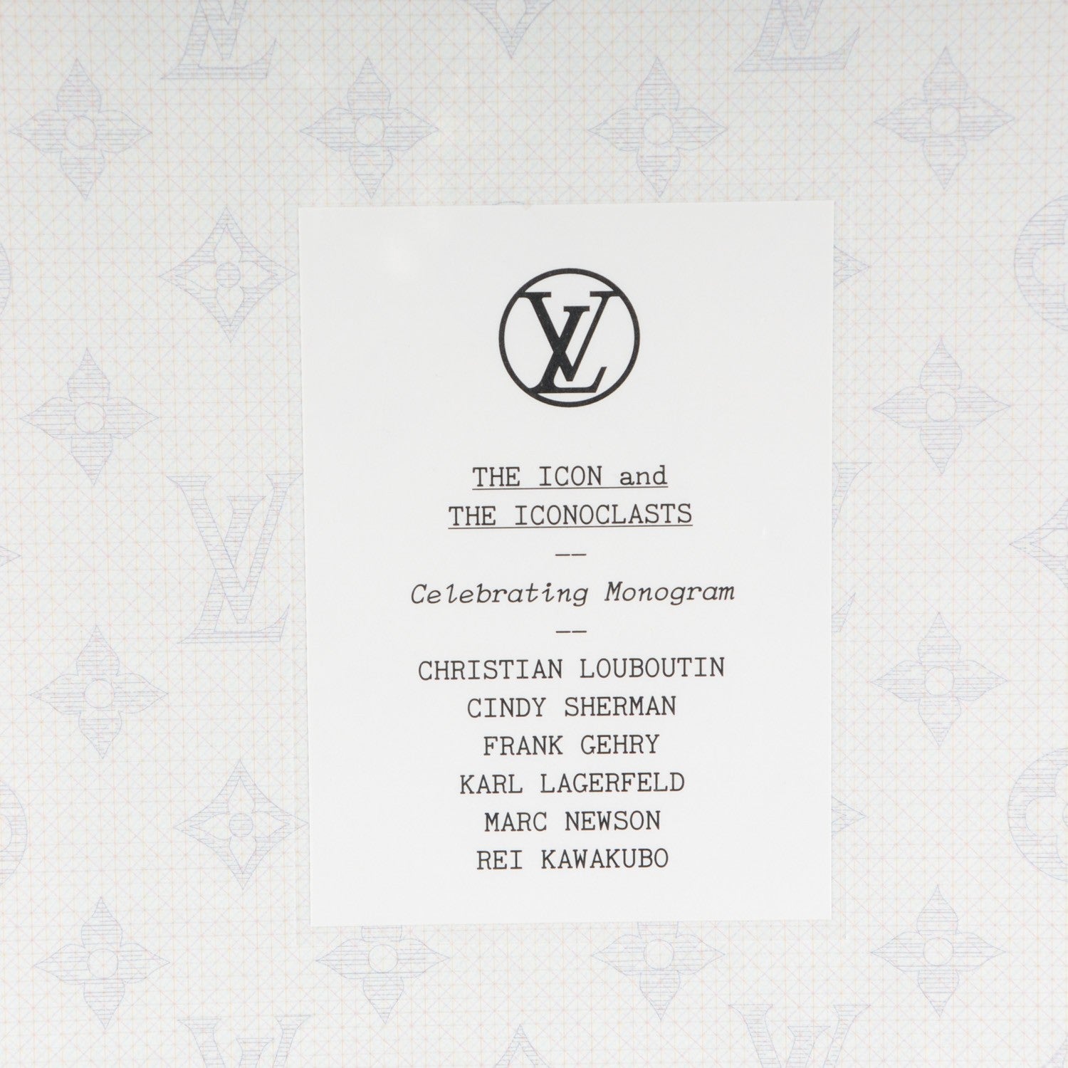 Louis Vuitton The Icons and the Iconoclasts: Celebrating Monogram Book 3 of 7