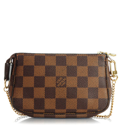 Louis Vuitton Damier Ebene Mini Pochette Accessories 1 of 7