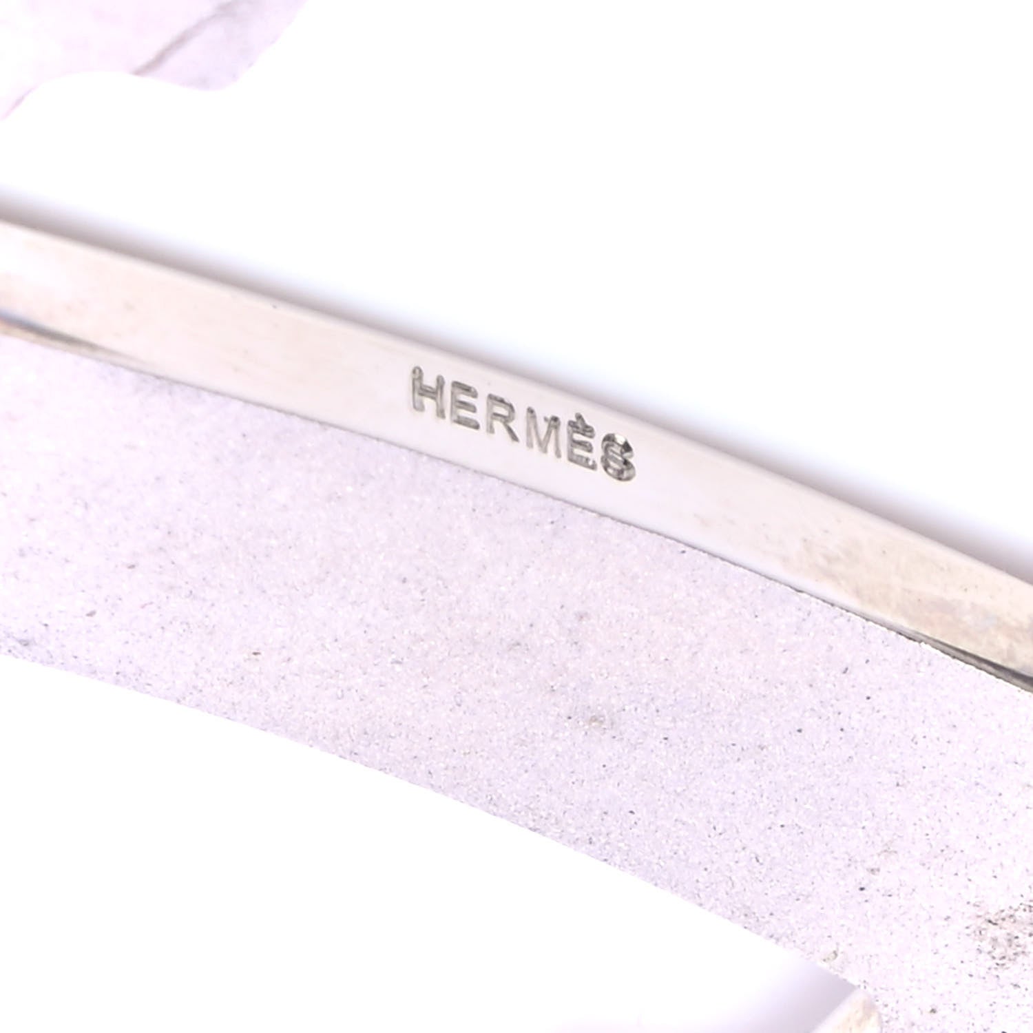 Hermes Polished Palladium 32mm H Belt Buckle Silver 5 of 5