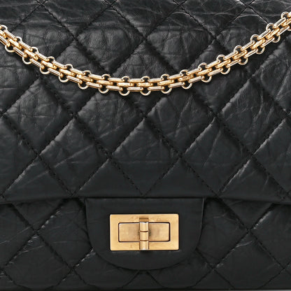 Chanel Aged Calfskin Quilted 2.55 Reissue 227 Flap Black 9 of 12