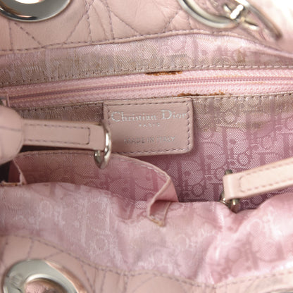 Christian Dior Lambskin Cannage Small Soft Lady Dior Light Pink 8 of 11