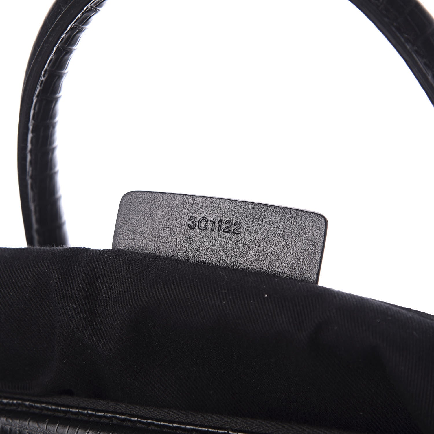 Givenchy Calfskin Lizard Embossed Medium Antigona Black 12 of 13