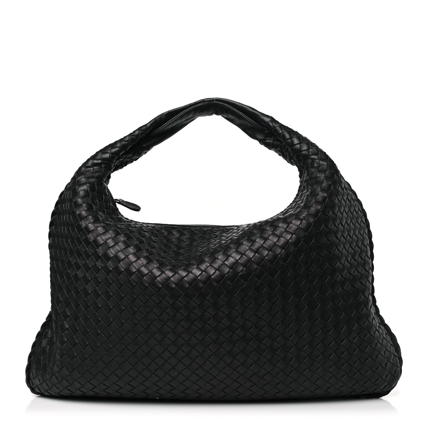 BOTTEGA VENETA Nappa Intrecciato Maxi Veneta Hobo Black