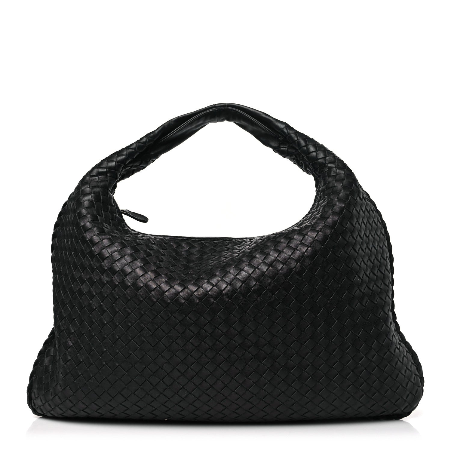 Bottega Veneta BOTTEGA VENETA Nappa Intrecciato Maxi Veneta Hobo Black 1 of 9