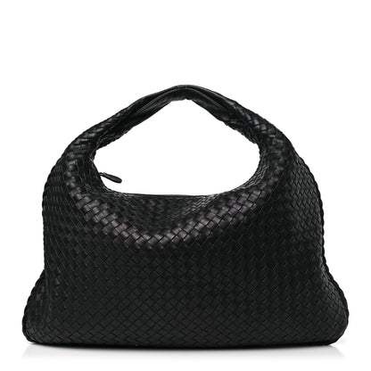 Bottega Veneta BOTTEGA VENETA Nappa Intrecciato Maxi Veneta Hobo Black 1 of 9