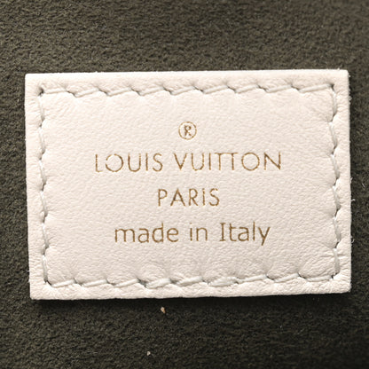 Louis Vuitton Lambskin Embossed Monogram Coussin PM Beige Cream 7 of 10