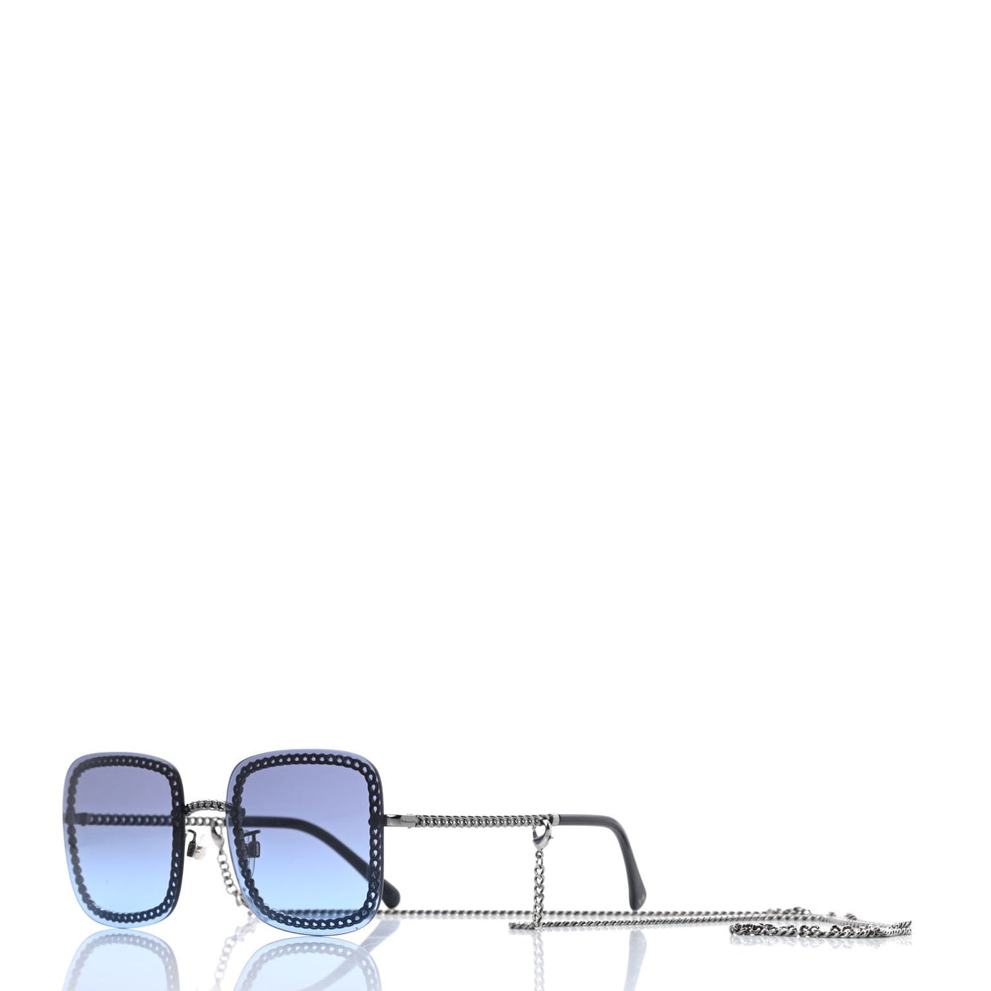 Chain Square Sunglasses 4244 Blue