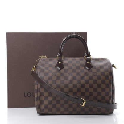 Louis Vuitton Damier Ebene Speedy Bandouliere 30 14 of 14