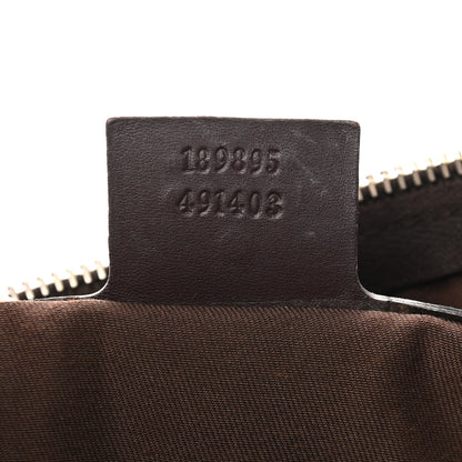 Gucci GG Plus Monogram Web Medium Joy Boston Dark Brown 7 of 14