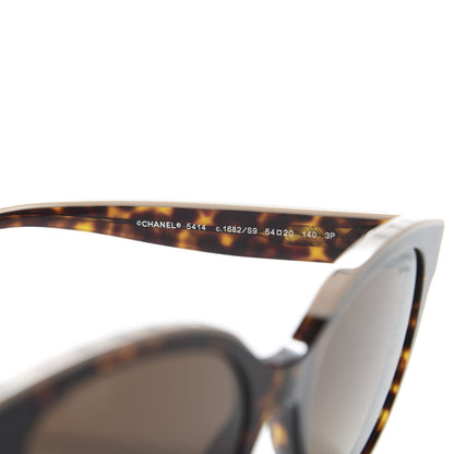 Chanel Acetate CC Butterfly Sunglasses 5414 Tortoise Beige 5 of 9