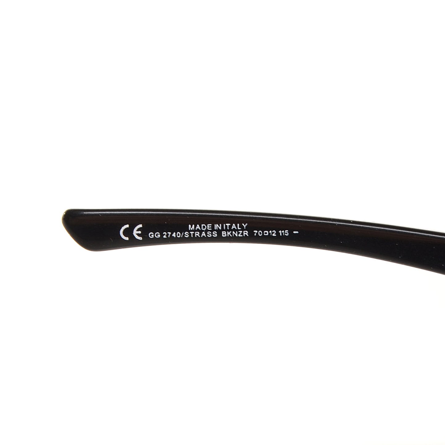 Strass Horsebit Sunglasses 2740 Black