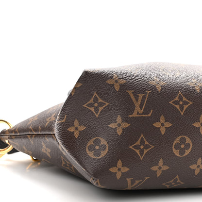 Louis Vuitton Monogram Flower Zipped Tote PM Black 8 of 10