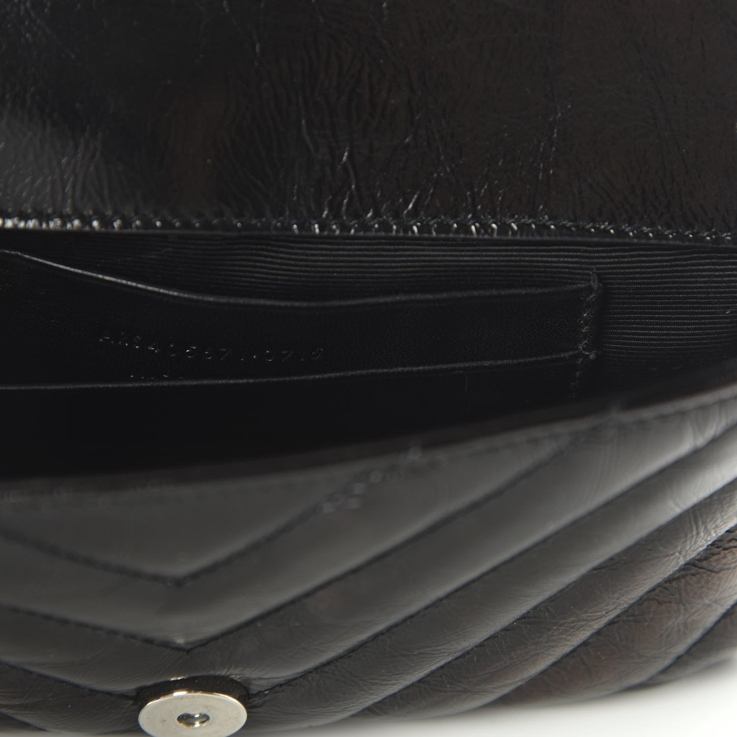 Saint Laurent Calfskin Matelasse Monogram Classic Baby Punk Chain Bag Black 10 of 12
