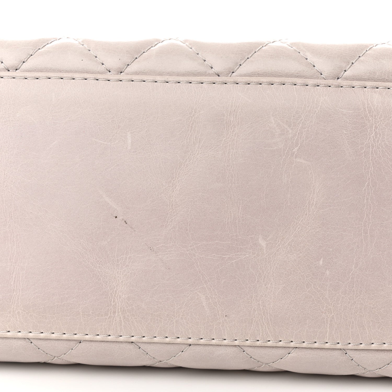 Chanel Glazed Calfskin Quilted Medium Lady Pearly Flap Light Beige 11 of 12