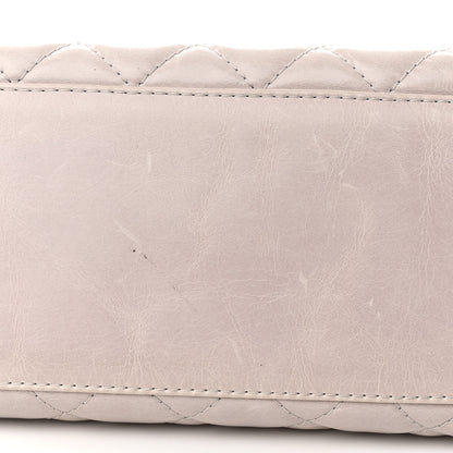 Chanel Glazed Calfskin Quilted Medium Lady Pearly Flap Light Beige 11 of 12