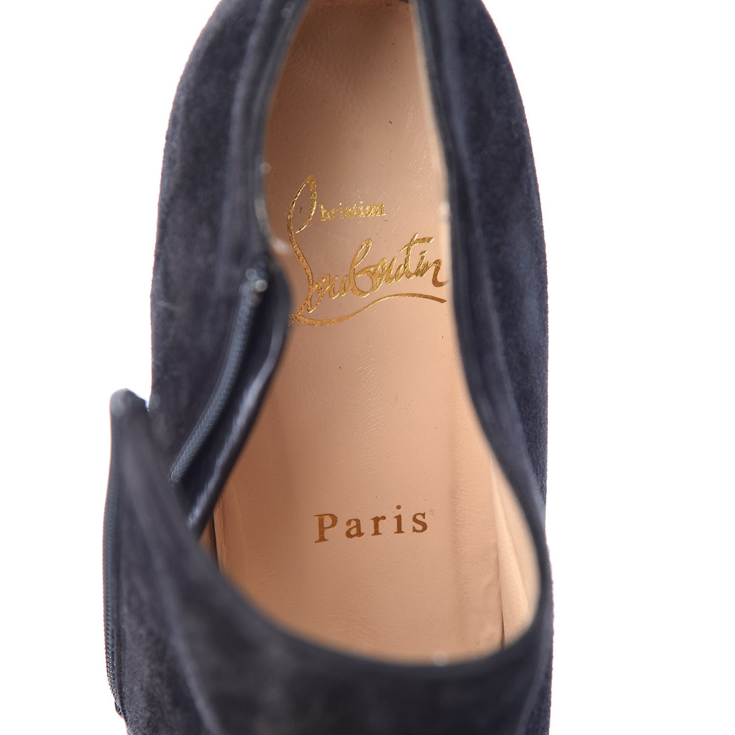 Christian Louboutin Suede Vicky 140 Ankle Booties 41 Black 9 of 22