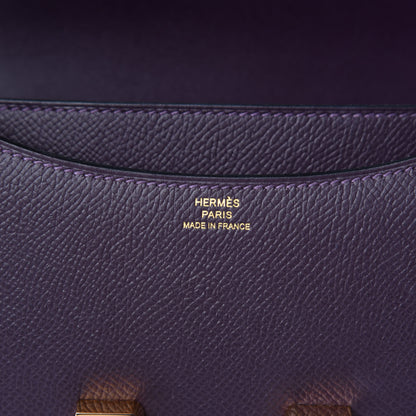 Hermes Epsom Constance 18 Raisin 11 of 11