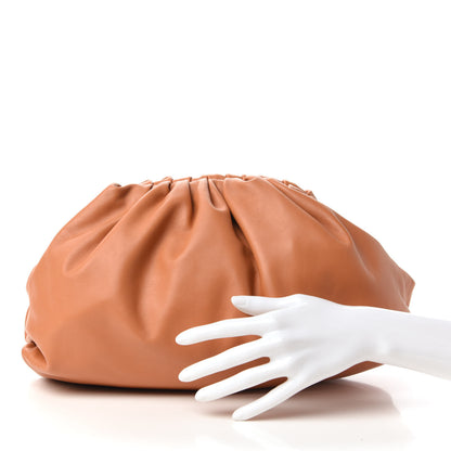 Bottega Veneta Smooth Butter Calf The Pouch Oversized Clutch Clay 2 of 10