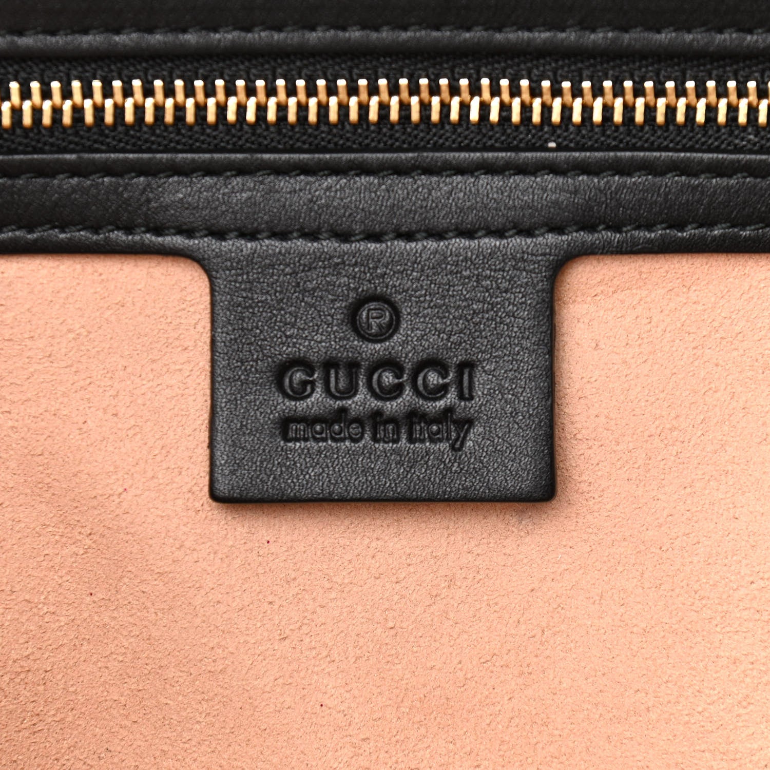 Gucci Apollo Calfskin GG Dadini Embroidered Chain Hobo Black 6 of 11