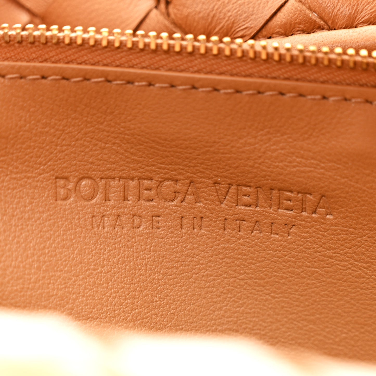 Nappa Intrecciato Small Jodie Caramel