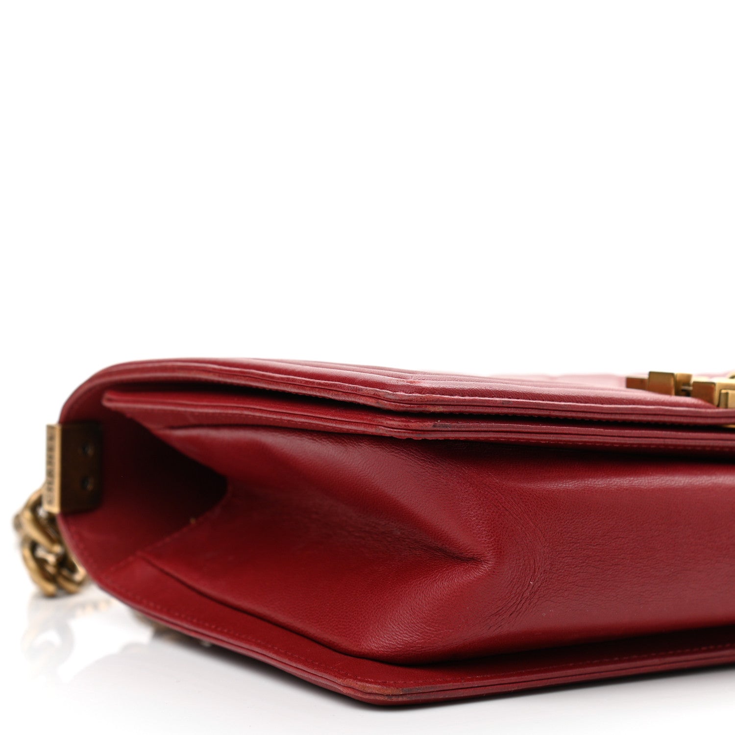 Chanel Calfskin Quilted Medium Boy Flap Red 9 of 16