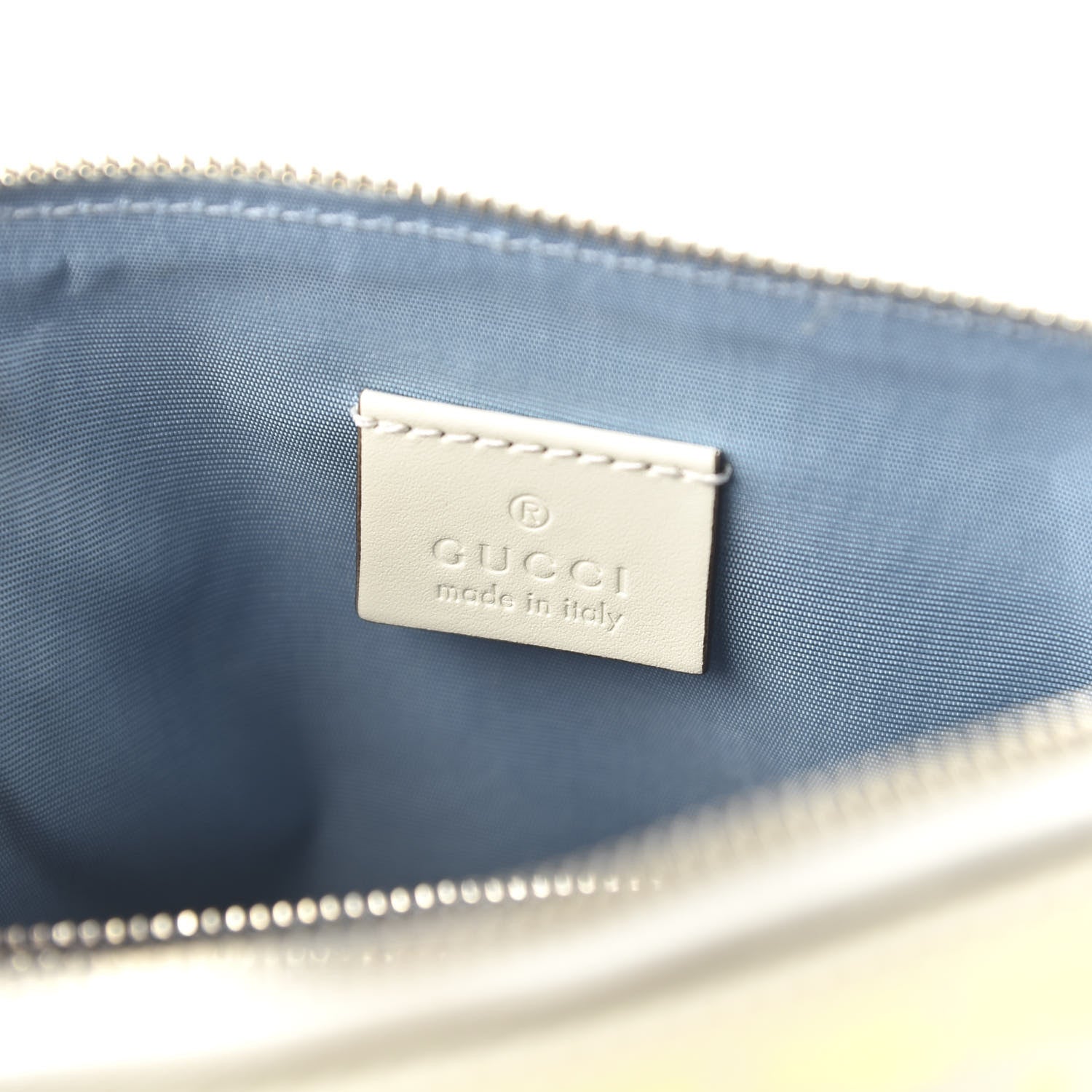Gucci X SEGA Calfskin GUCCY Stars Mini Dome Shoulder Bag Mystic White Gold 9 of 11