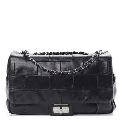Chanel Lambskin Patchwork Medium Mademoiselle Flap Black 1 of 10
