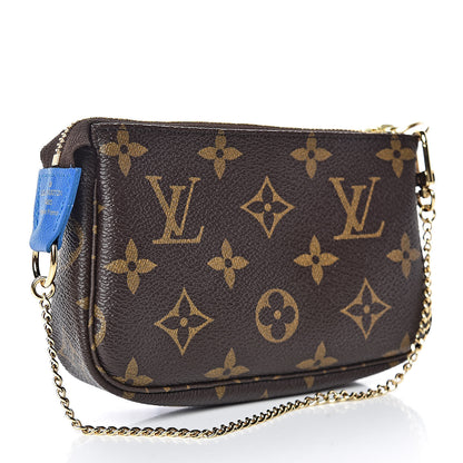 Louis Vuitton Monogram 2019 Christmas Animation Mini Venice Pochette Accessories Blue 3 of 8