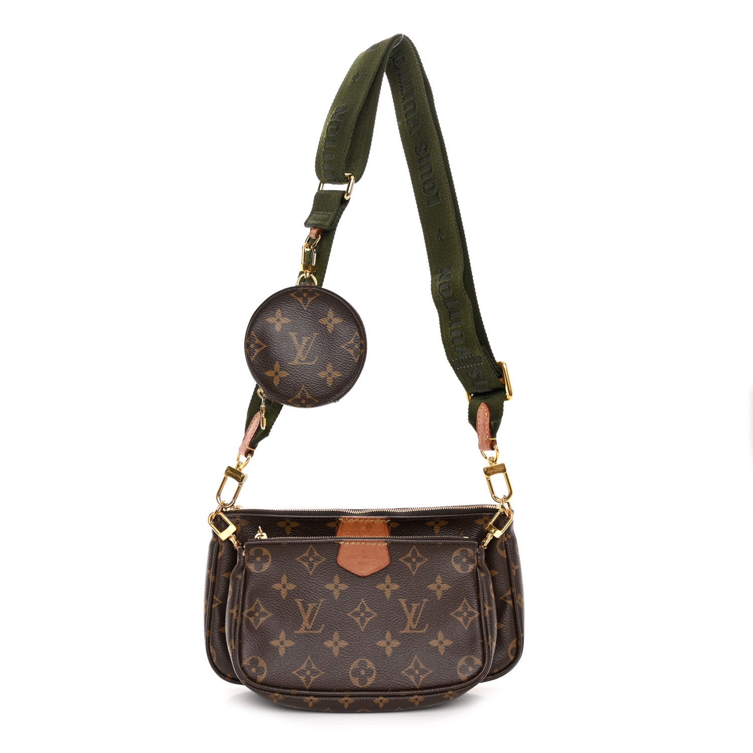 Louis Vuitton Monogram Multi Pochette Accessories Kaki 1 of 10