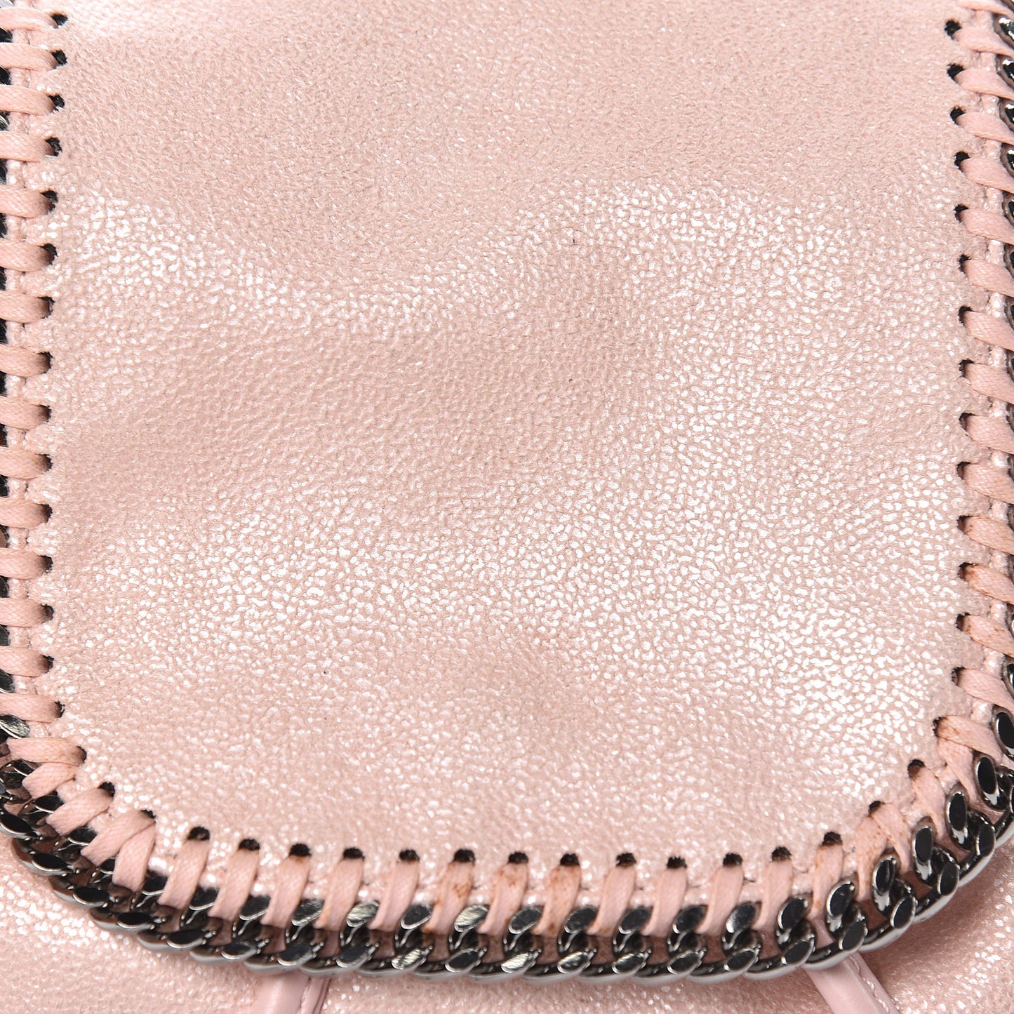 Pearlescent Shaggy Deer Mini Rucksack Backpack Pink