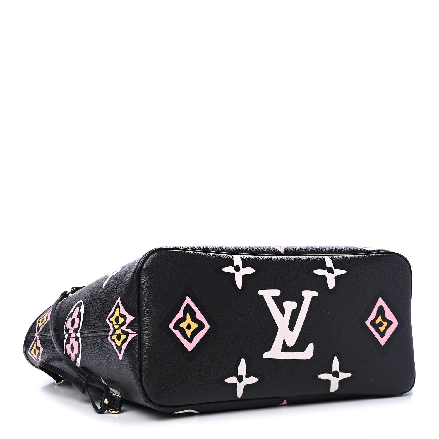 Louis Vuitton Monogram Giant Wild At Heart Neverfull MM Black 3 of 5