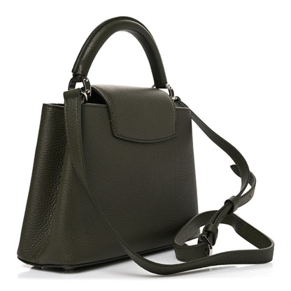 Louis Vuitton Taurillon Capucines BB Khaki 3 of 10