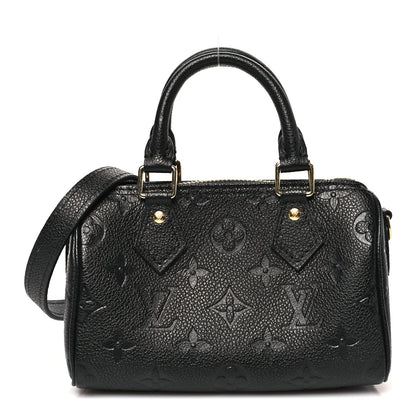 Louis Vuitton Empreinte Monogram Nano Speedy Black 1 of 10