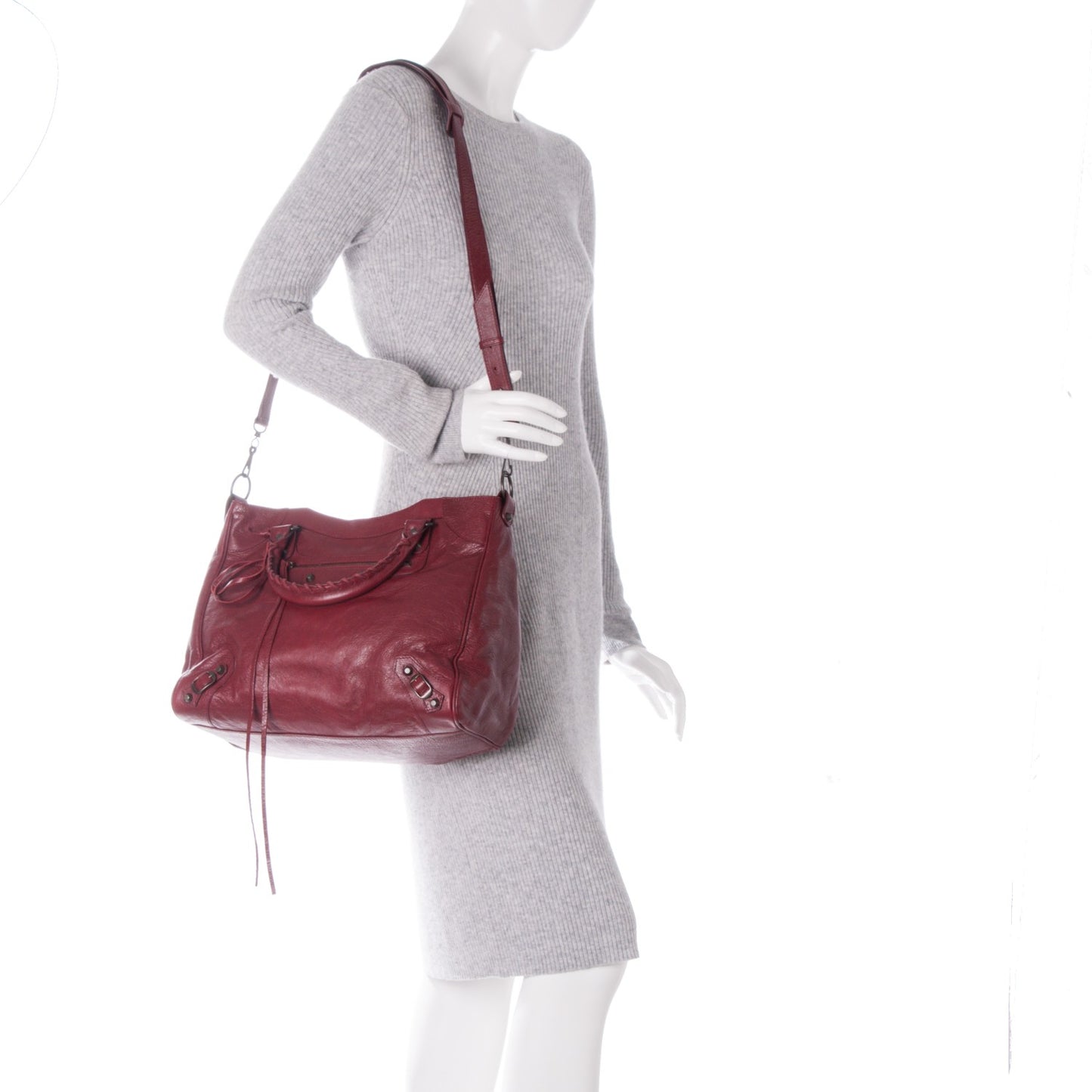 Agneau Classic Hardware Velo Rouge Cerise