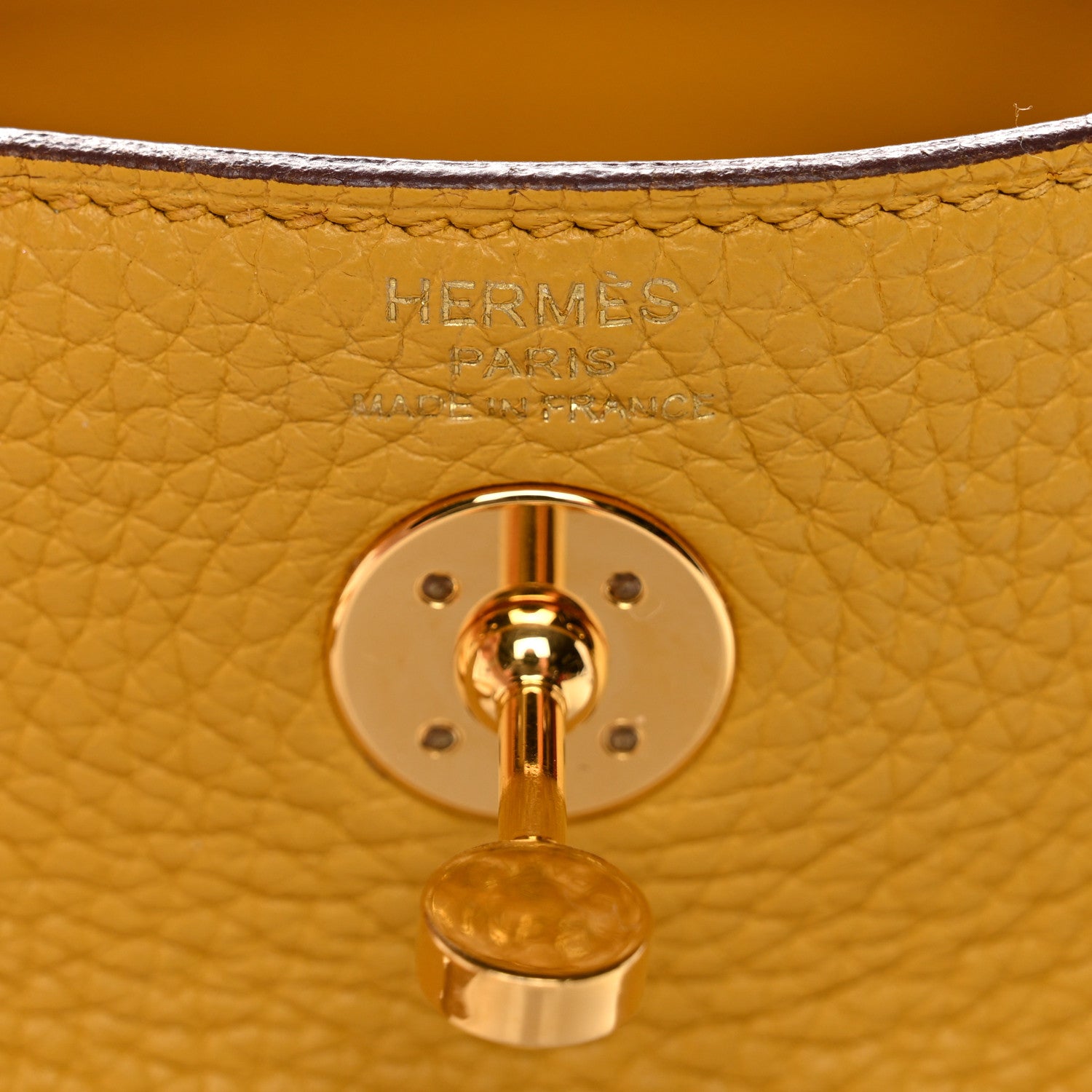 Hermes Taurillon Clemence Mini Lindy 20 Sun 6 of 11