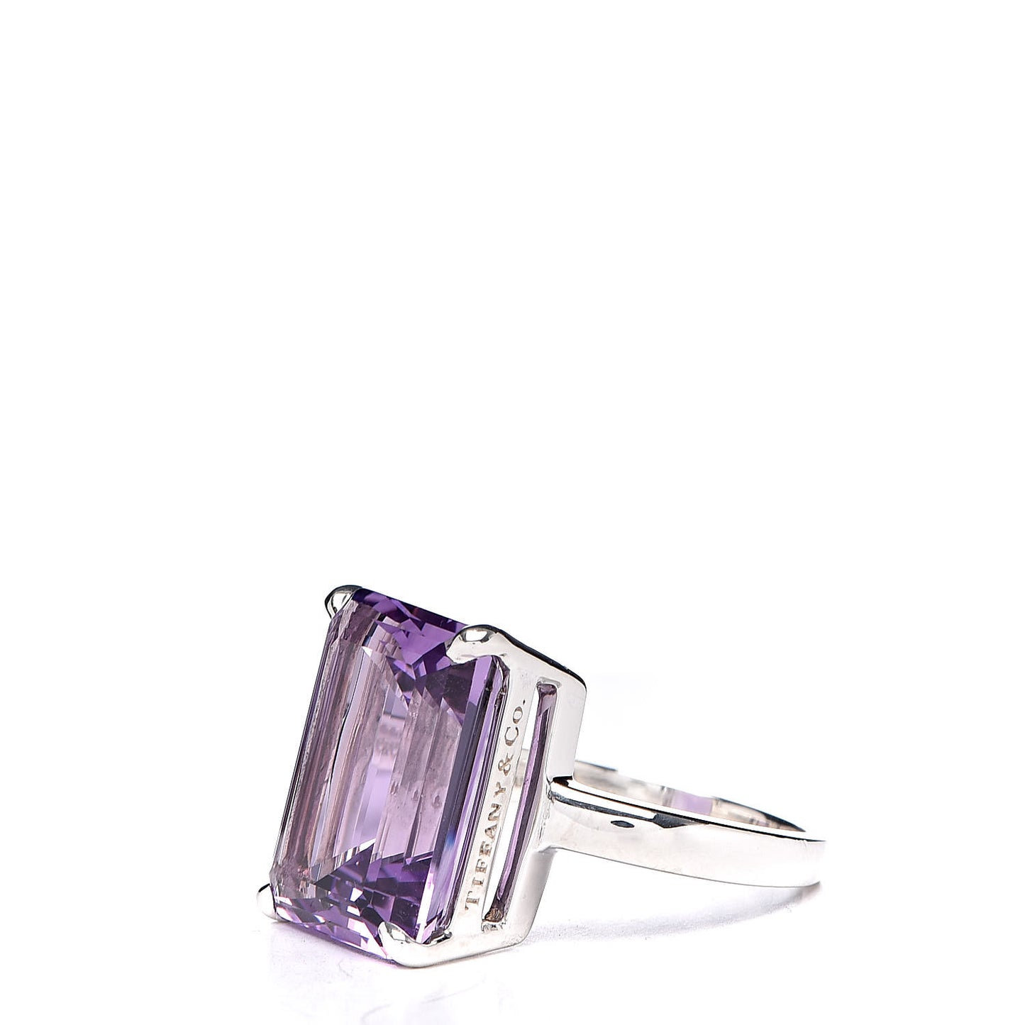 Sterling Silver Amethyst Sparklers Cocktail Ring 52 6