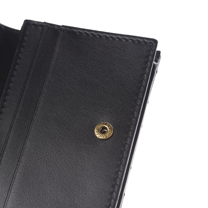 Gucci Calfskin Matelasse GG Marmont Card Case Wallet Black 7 of 8