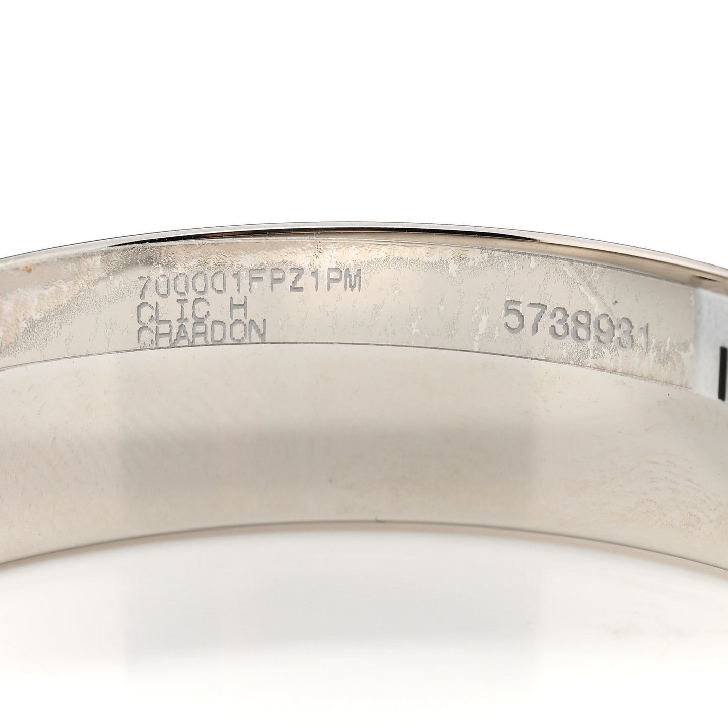 Enamel Narrow Clic Clac H Bracelet PM Chardon