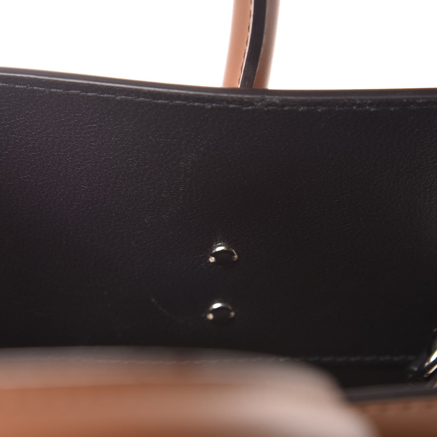 Smooth Calfskin Small Horizon Satchel Caramel